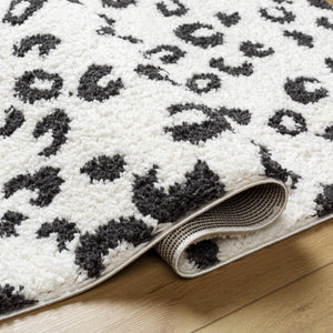 Zhen Black Spots Leopard Rug - Clearance