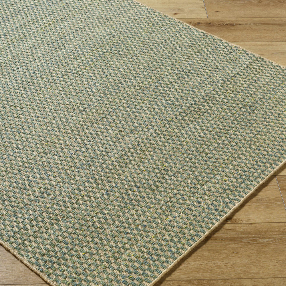 Verdel Sage Cottage Farmhouse Wool Handmade Area Rug - Clearance