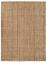 Ambel Chocolate Brown Camel Jute Area Rug
