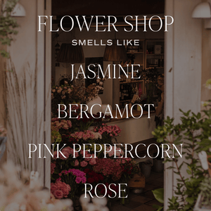 Flower Shop Soy Candle - Clear Jar - 9 oz