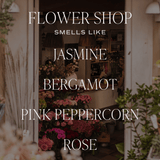 Flower Shop Tinted Glass Jar Reed Diffuser
