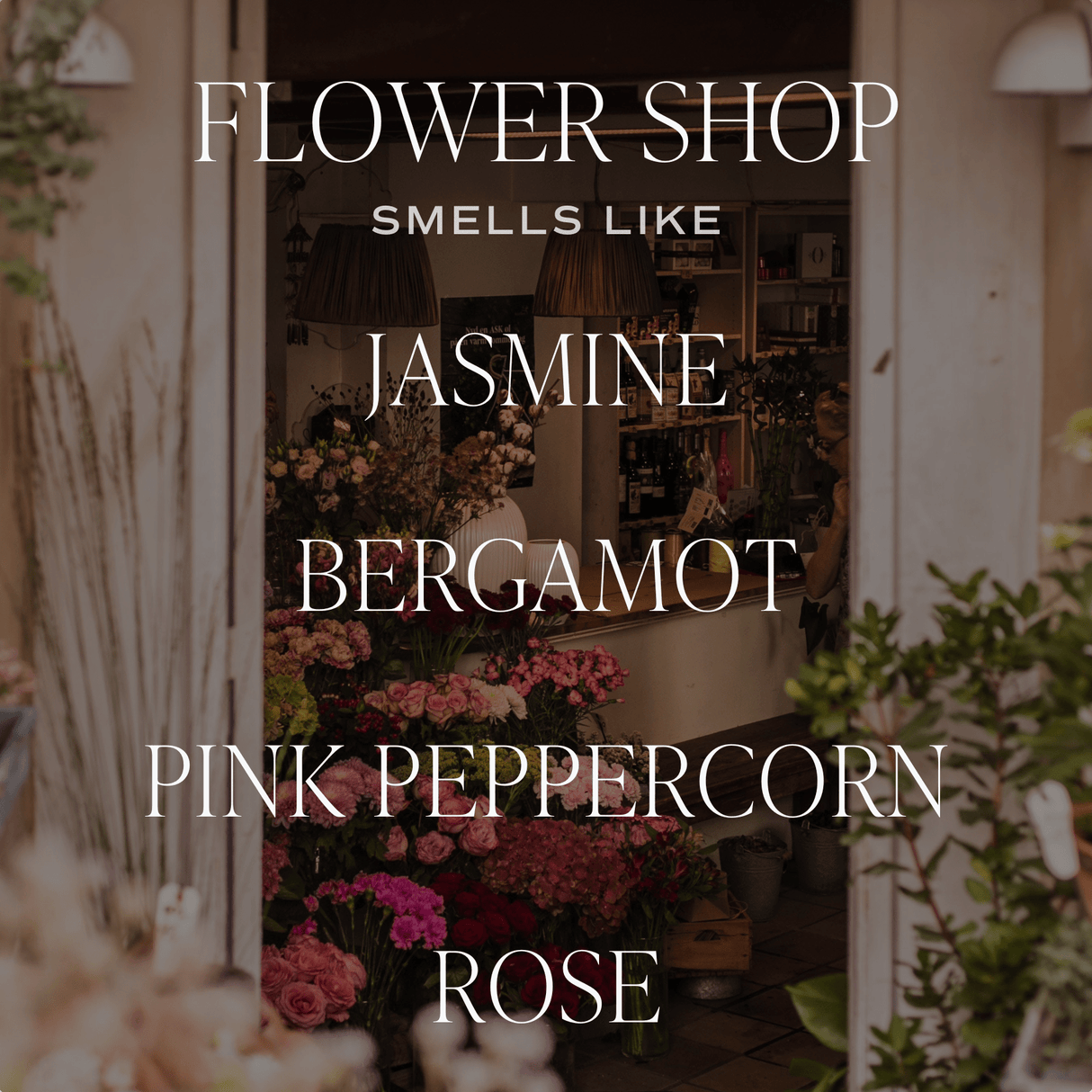 Flower Shop Soy Candle - Tan Matte Jar - 15 oz