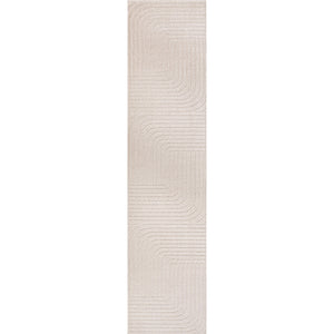 Odense High-Low Minimalist Angle Geometric Indoor/Outdoor Runner Rug