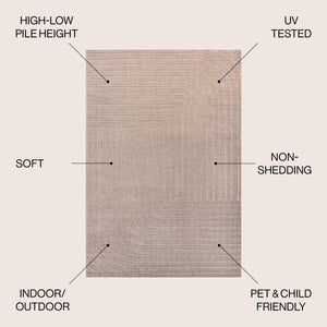 Odense High-Low Minimalist Angle Indoor/Outdoor Area Rug