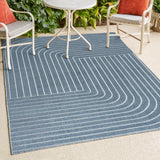 Odense High-Low Minimalist Angle Indoor/Outdoor Area Rug