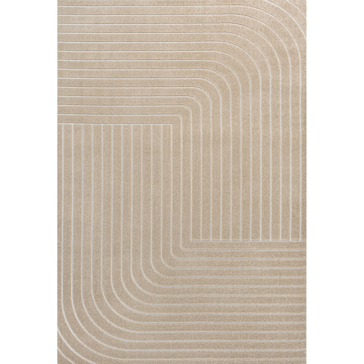 Odense High-Low Minimalist Angle Indoor/Outdoor Area Rug