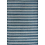Aarhus High-Low Minimalist Scandi Striped Indoor/Outdoor Area Rug