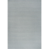 Aarhus High-Low Minimalist Striped Indoor/Outdoor Area Rug