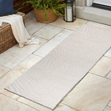 Maribo High-Low Abstract Groovy Indoor/Outdoor Runner Rug