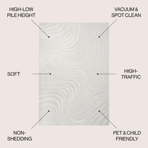 Maribo High-Low Abstract Groovy Indoor/Outdoor Area Rug