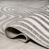 Maribo High-Low Abstract Groovy Indoor/Outdoor Area Rug