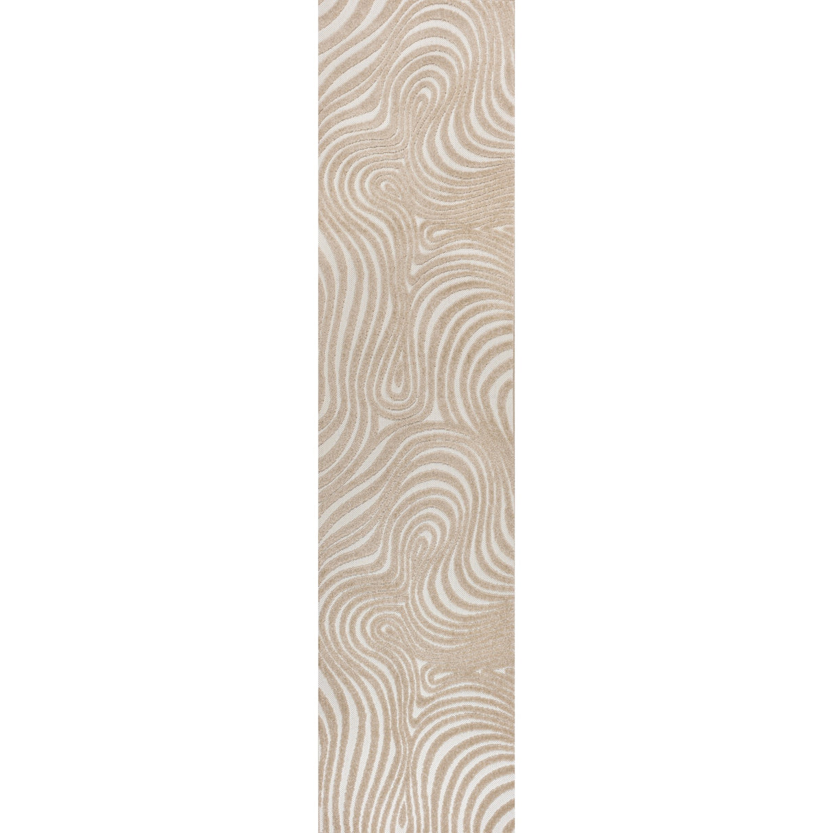 Maribo High-Low Abstract Groovy Indoor/Outdoor Runner Rug