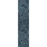 Nordby High-Low Geometric Scandi Striped Indoor/Outdoor Runner Rug
