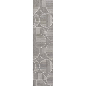 Nordby High-Low Geometric Scandi Striped Indoor/Outdoor Runner Rug