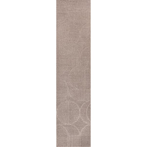 Nordby High-Low Geometric Scandi Striped Indoor/Outdoor Runner Rug