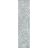 Nordby High-Low Geometric Scandi Striped Indoor/Outdoor Runner Rug