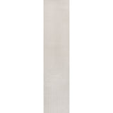 Sofia High-Low MidCentury Modern Arch Stripe Two-Tone Indoor/Outdoor Runner Rug