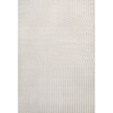 Sofia High-Low MidCentury Modern Arch Stripe Two-Tone Indoor/Outdoor Area Rug