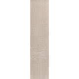 Sofia High-Low MidCentury Modern Arch Stripe Two-Tone Indoor/Outdoor Runner Rug
