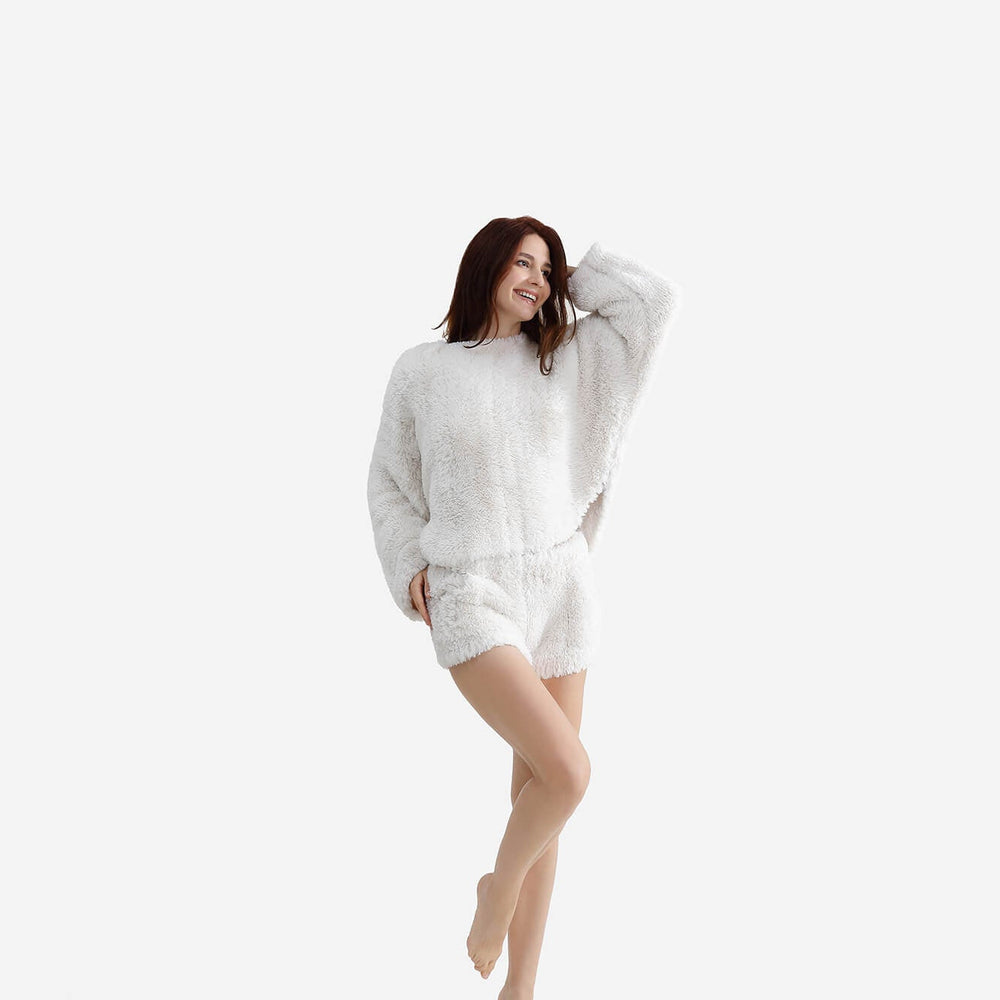 Breathable Faux Fur Shorts