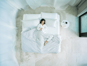 Woven Cotton Long Pajama Set