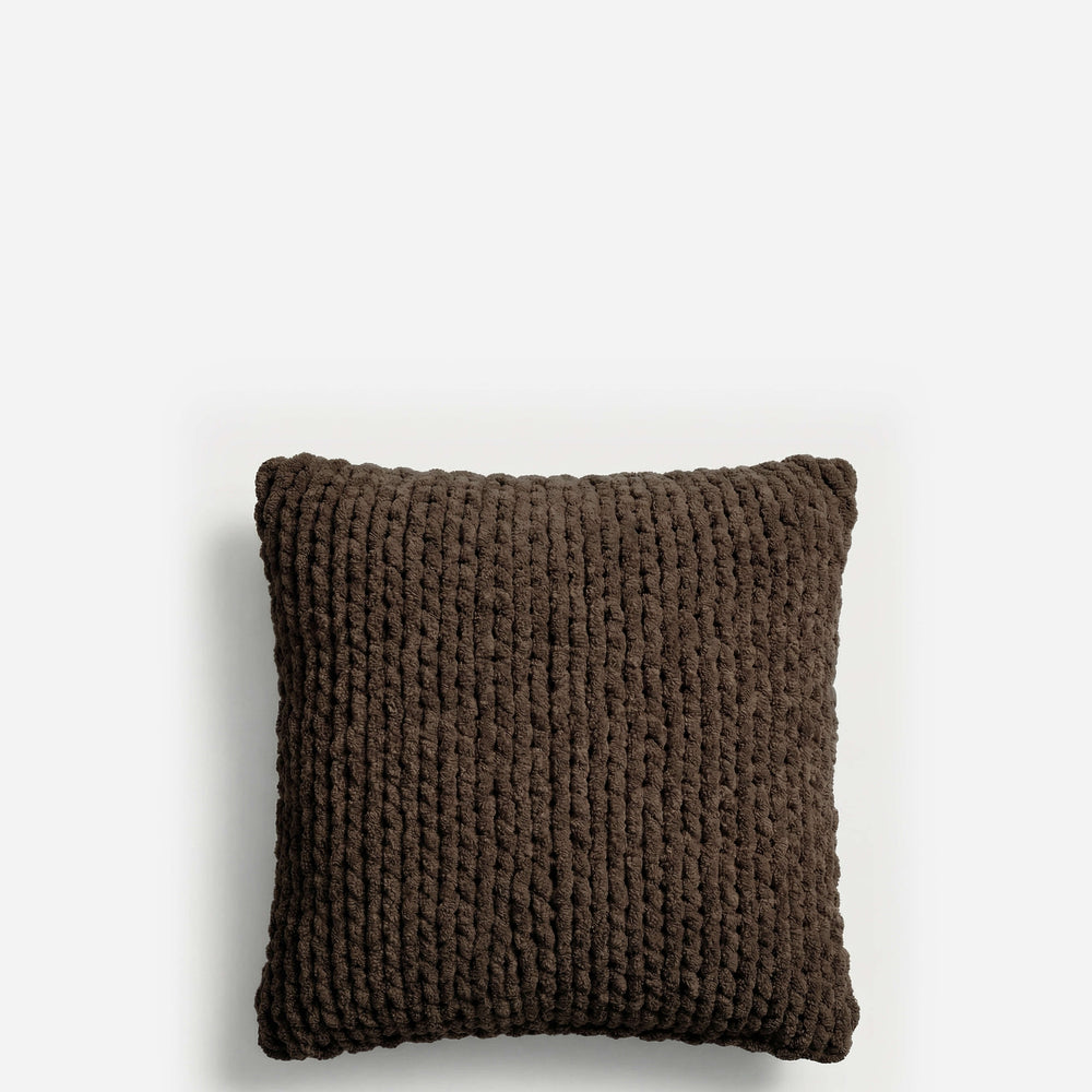 Snug Chunky Knit Throw Pillow