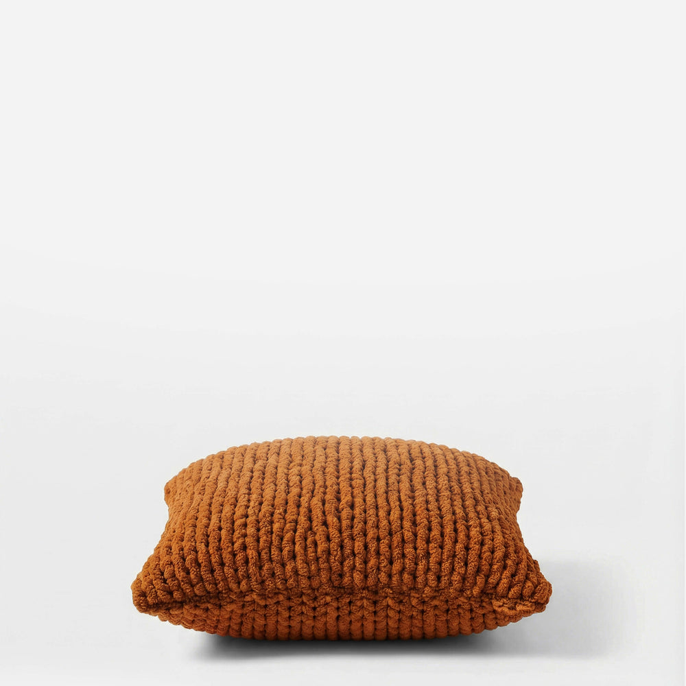 Snug Chunky Knit Throw Pillow