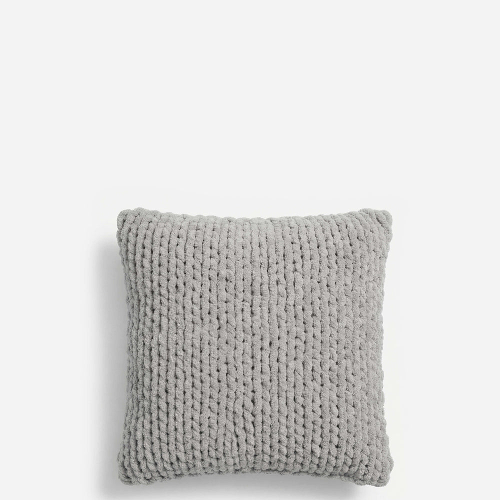 Snug Chunky Knit Throw Pillow