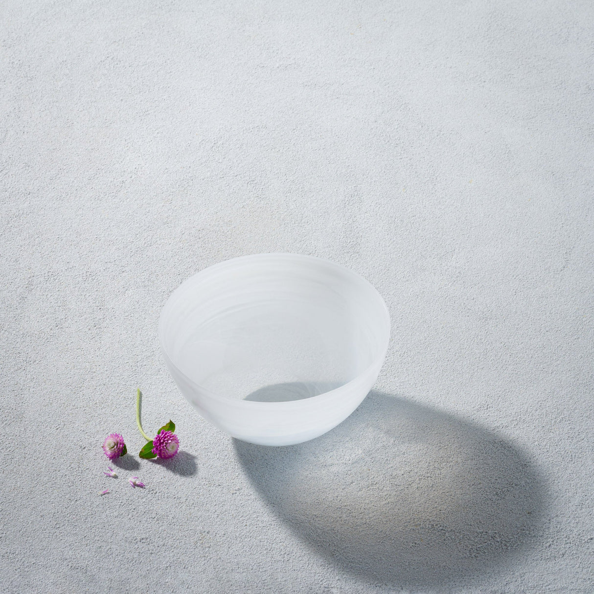 Alabaster, Frosted Swirl Soup Bowl-Set of 4