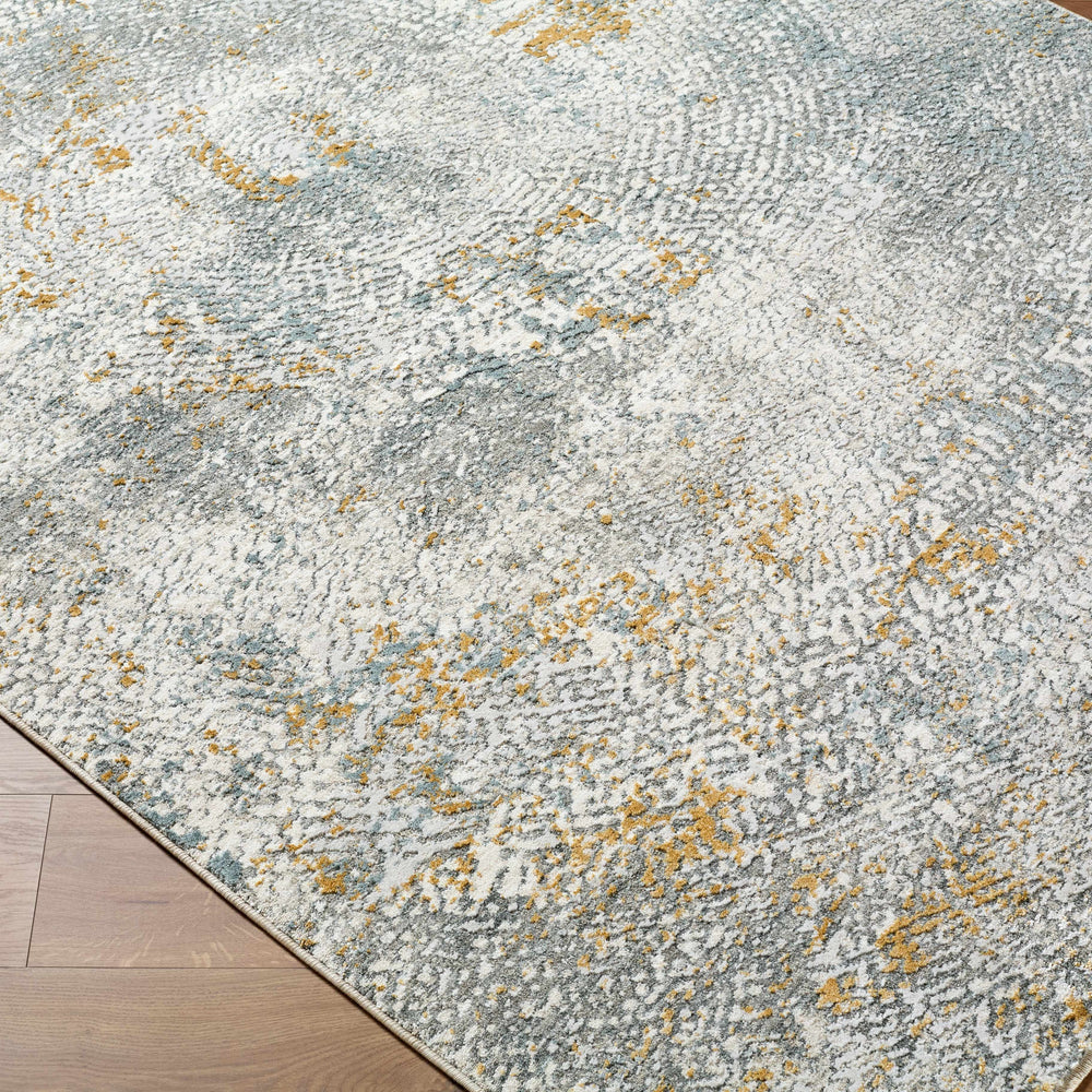 Fleur Textured Rug with Fringes