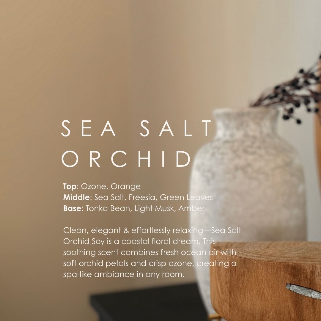 Sea Salt Orchid Candle
