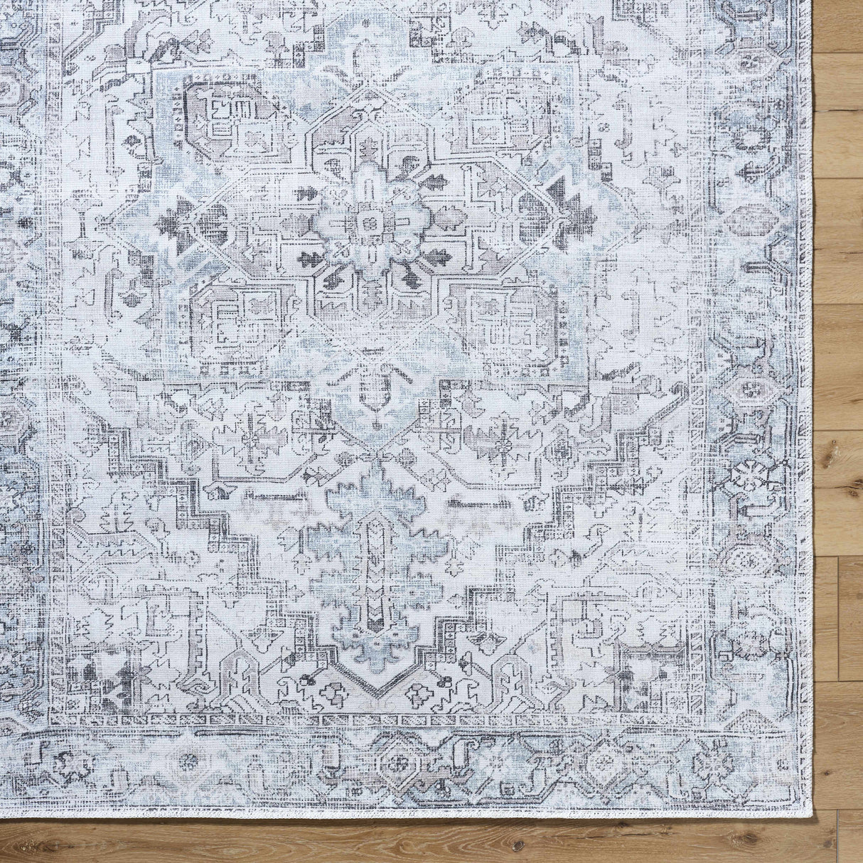 Nadia Silver Gray Area Rug - Clearance