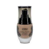 SENNA Lasting Illusion Satin Matte Foundation CHESTNUT 1.08oz - Imperfect Box