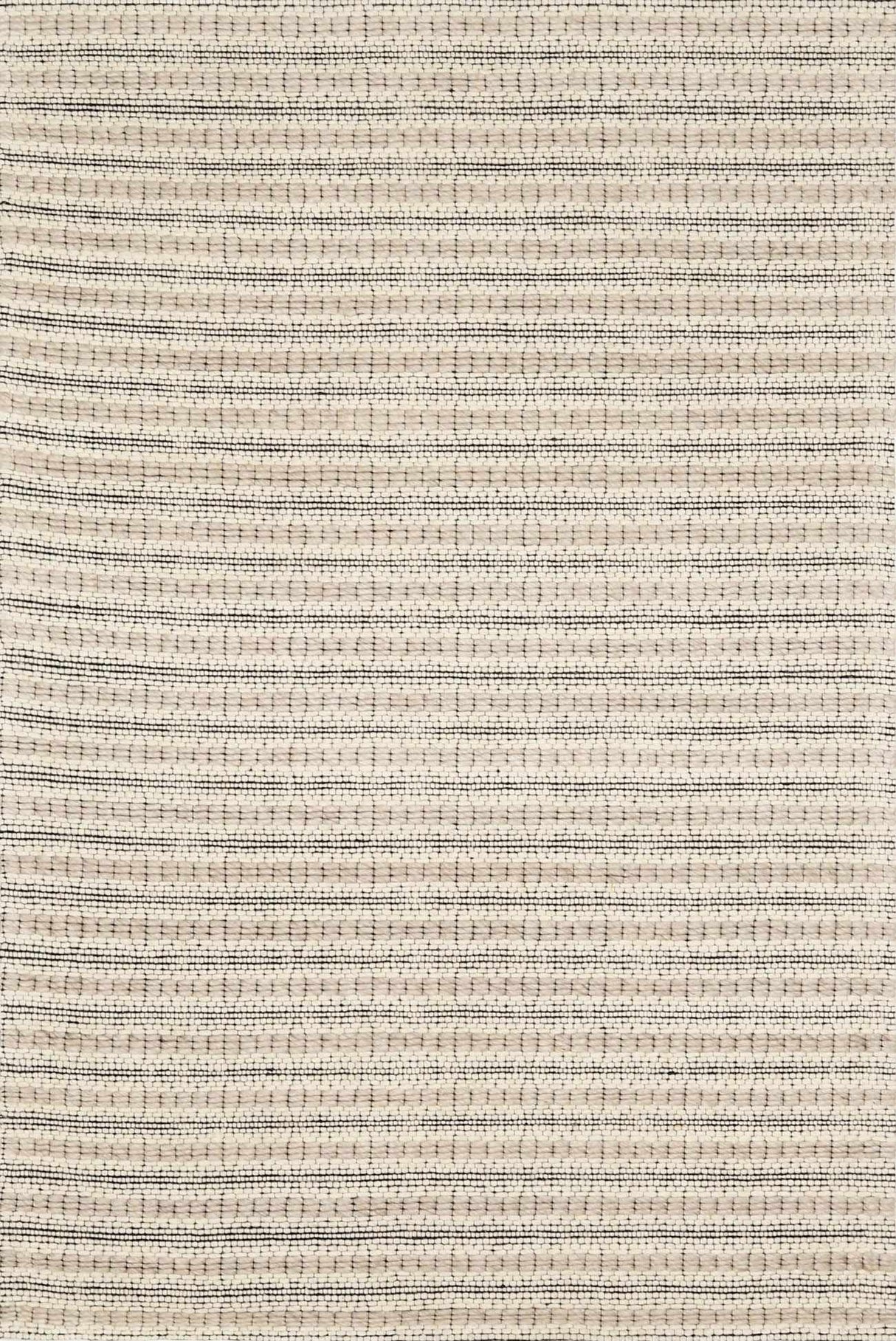 Laleh Cream & Black Area Rug - Clearance