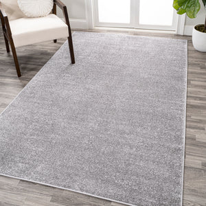 Haze Solid Sleek Low-Pile Area Rug- 11 Colors Available