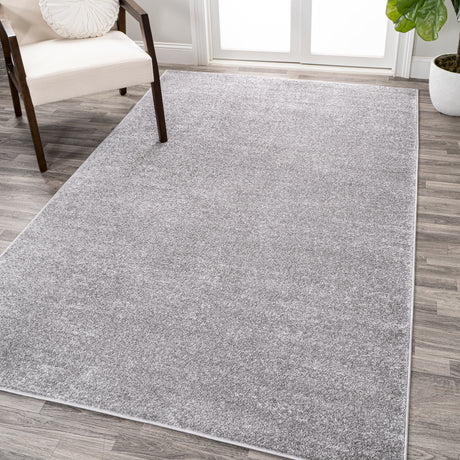 Haze Solid Sleek Low-Pile Area Rug- 11 Colors Available