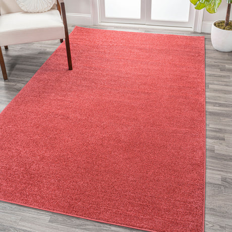 Haze Solid Sleek Low-Pile Area Rug- 11 Colors Available