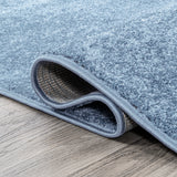 Haze Solid Sleek Low-Pile Runner Rug