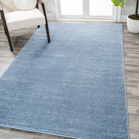 Haze Solid Sleek Low-Pile Area Rug- 11 Colors Available