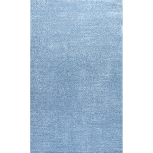 Haze Solid Sleek Low-Pile Area Rug- 11 Colors Available