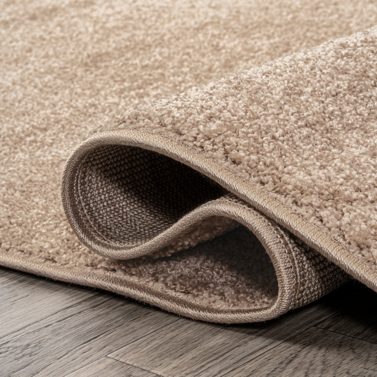 Haze Solid Sleek Low-Pile Runner Rug