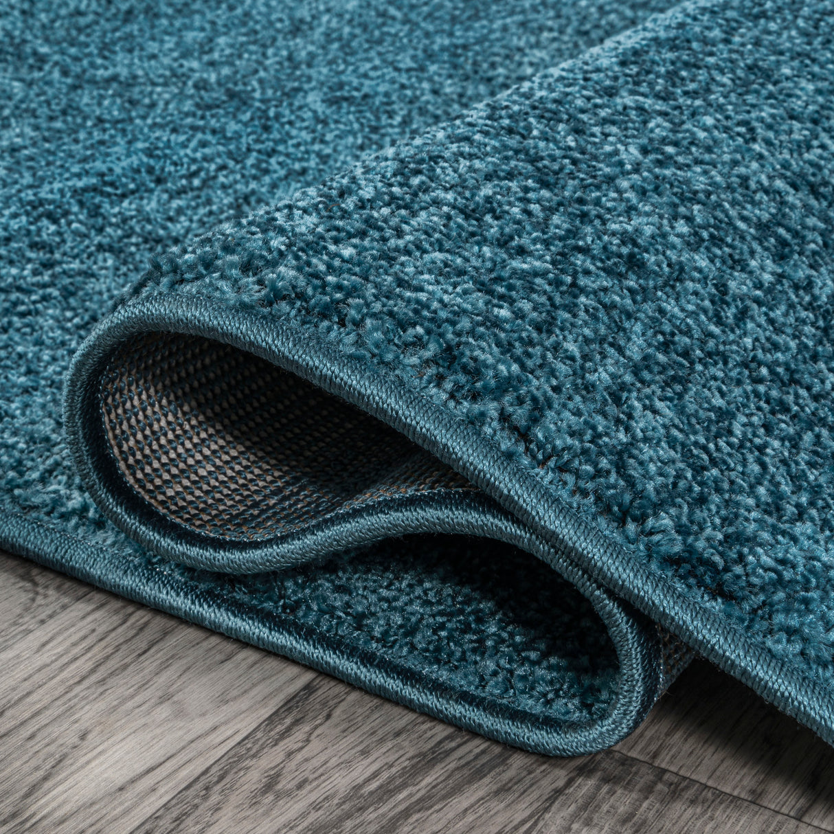 Haze Solid Sleek Low-Pile Runner Rug