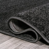 Haze Solid Sleek Low-Pile Runner Rug