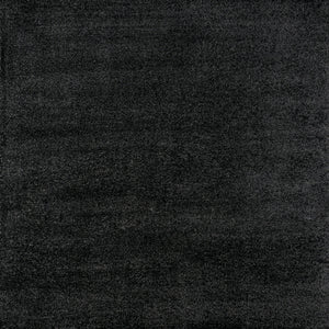 Haze Solid Sleek Low-Pile Square Area Rug
