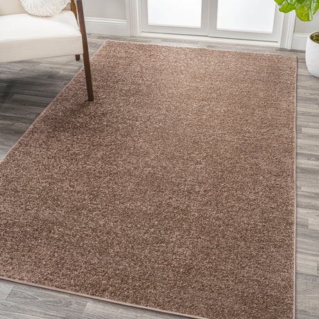 Haze Solid Sleek Low-Pile Area Rug- 11 Colors Available
