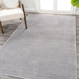 Haze Solid Sleek Low-Pile Area Rug- 11 Colors Available