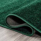 Haze Solid Unique Low-Pile Runner Rug