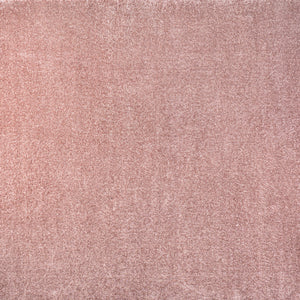 Haze Solid Unique Low-Pile Square Area Rug