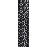 Tumbling Blocks Modern Geometric Runner Rug