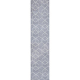 Tumbling Blocks Modern Geometric Runner Rug